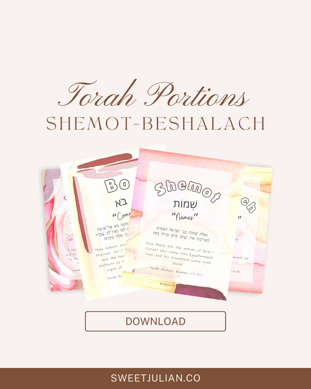 Torah Portion Journal: Shemot-Beshalach 🔔