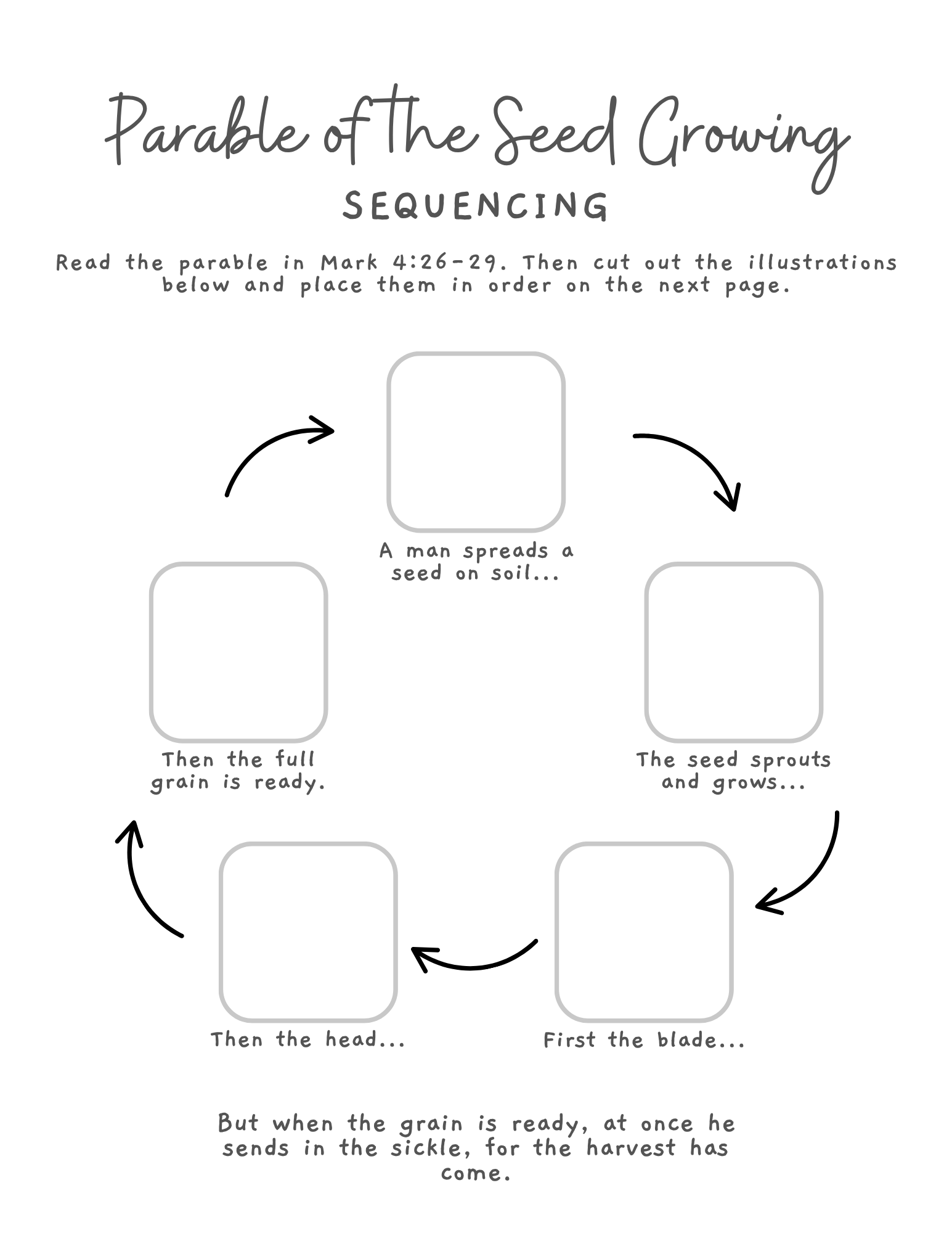 Parable of the Growing Seed 🌱