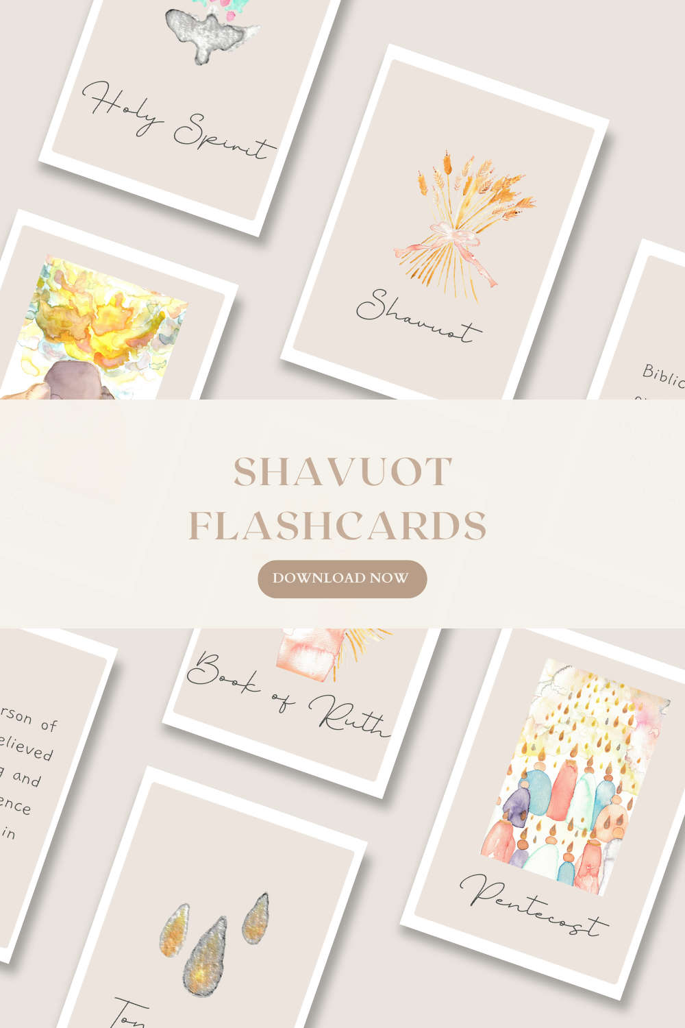 Shavuot Flashcards