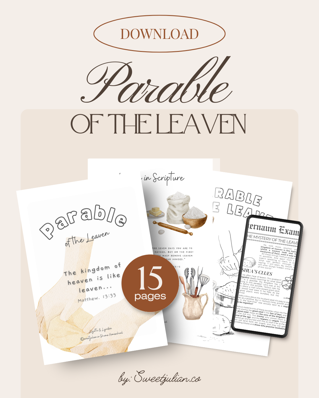 Parable of the Leaven 👩🏻‍🍳🥐🥖🍞