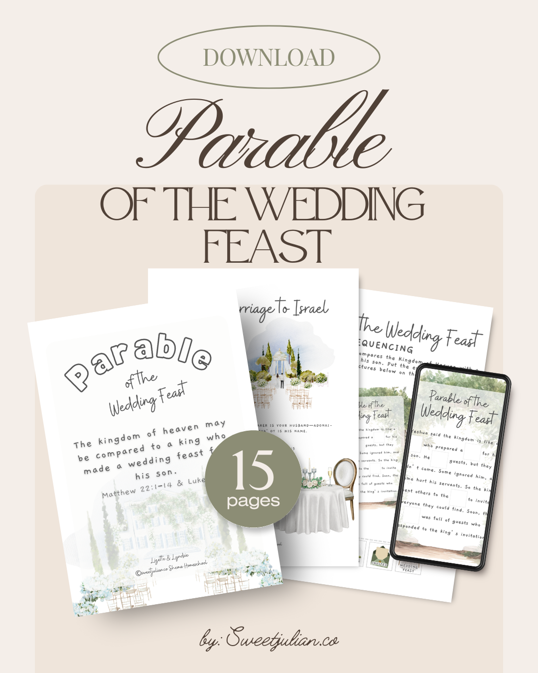 Parable of The Wedding Feast π°π»ββοΈπ€΅π»ββοΈ