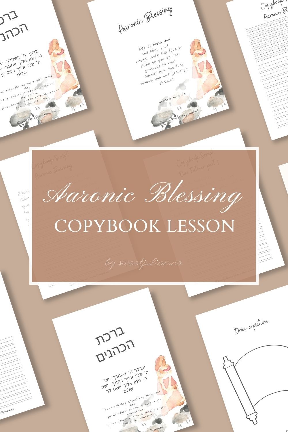 Aaronic Blessing Copybook Lesson