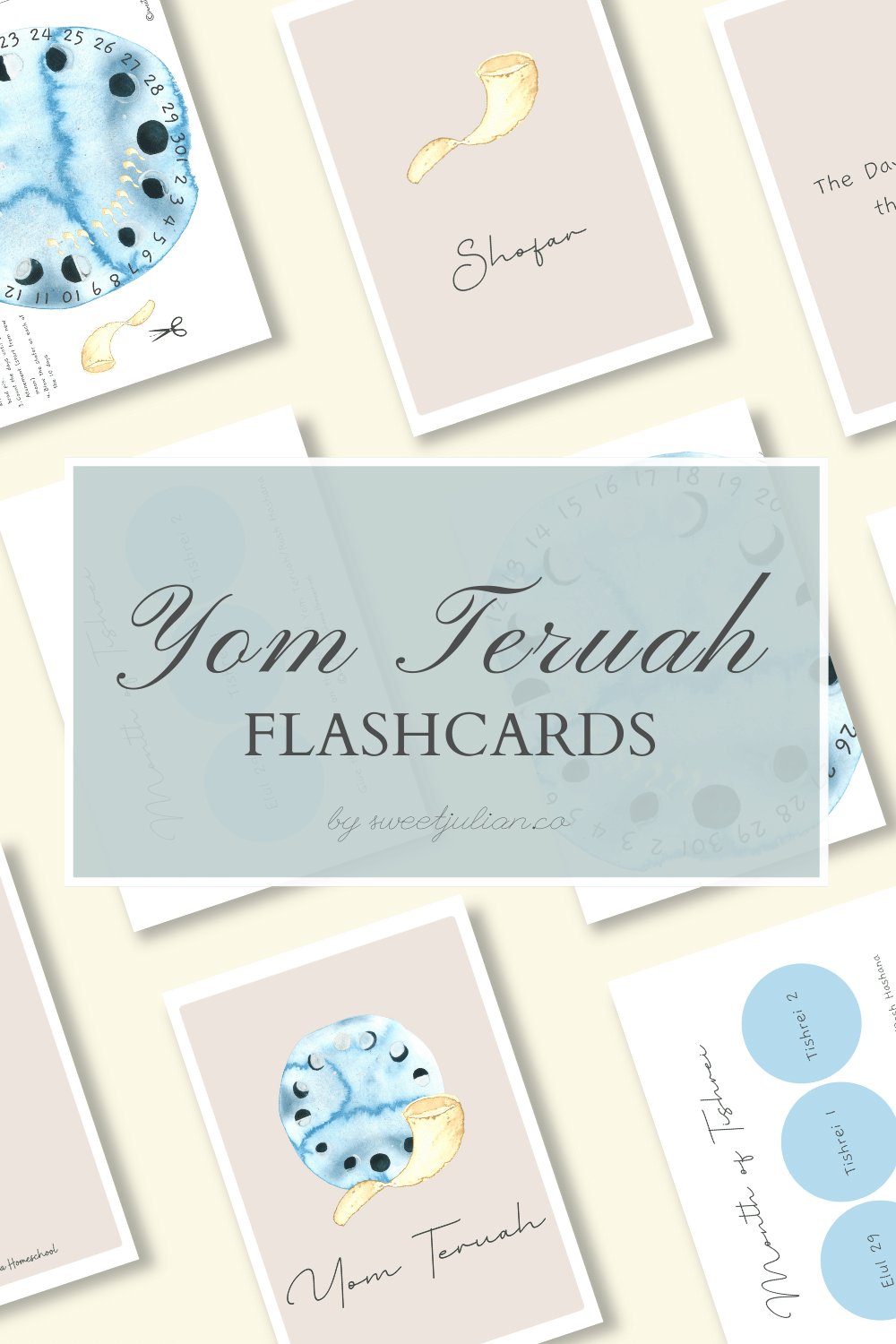 Yom Teruah Flashcards + More 🌘🌑🌒