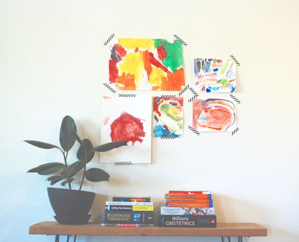 How to Proudly Display your Child's Artwork