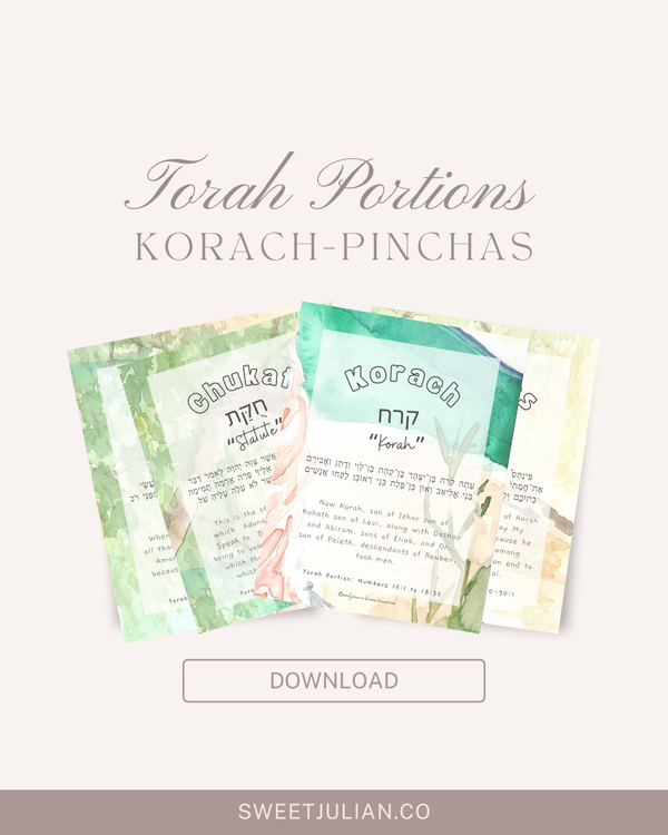 Torah Portion Journal: Korach-Pinchas 💪🏼